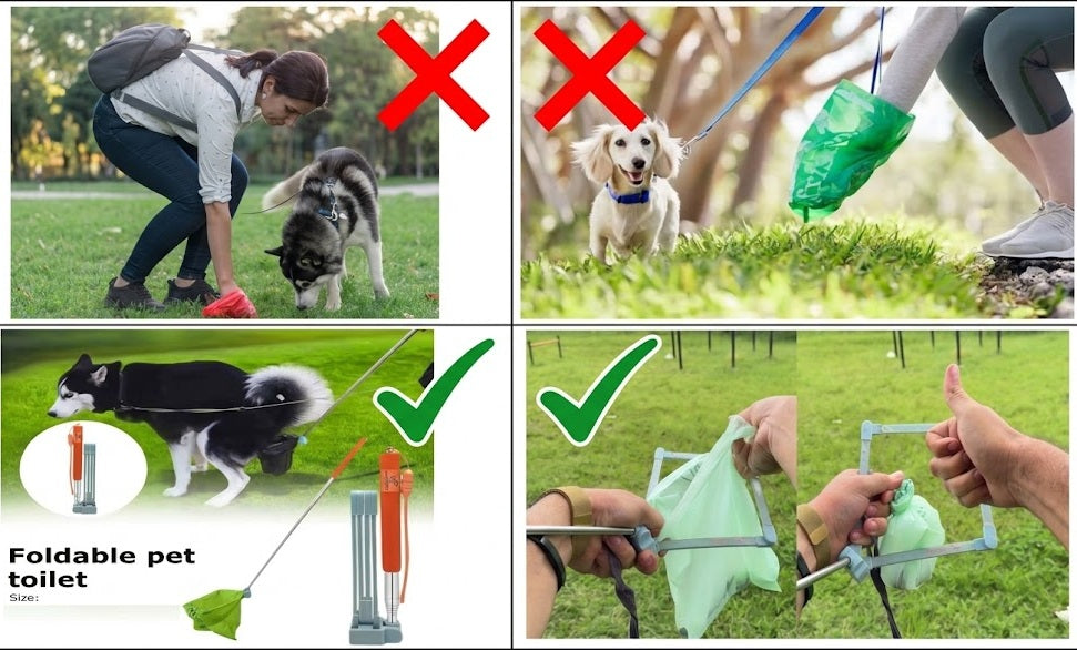Recolector Toilet portatil para perros